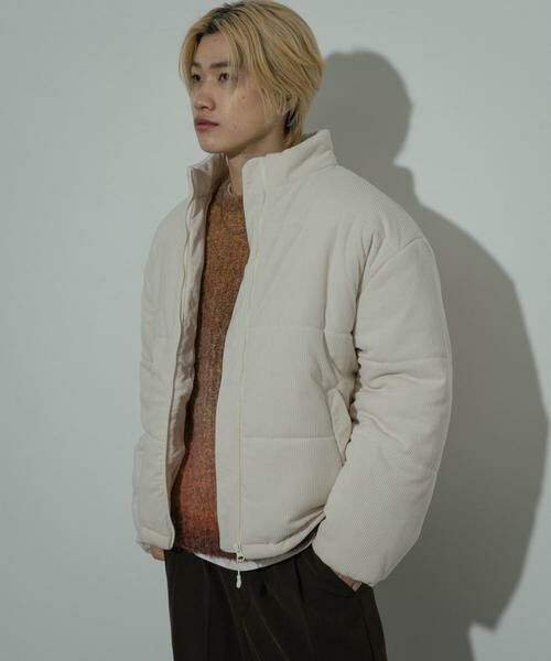 SENSE OF PLACE by URBAN RESEARCH / センスオブプレイス バイ アーバンリサーチ ダウンジャケット・ベスト | 『ユニセックス』コーデュロイパデットブルゾン | 詳細23