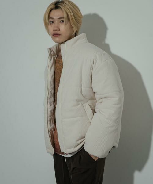 SENSE OF PLACE by URBAN RESEARCH / センスオブプレイス バイ アーバンリサーチ ダウンジャケット・ベスト | 『ユニセックス』コーデュロイパデットブルゾン | 詳細24