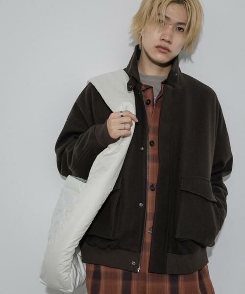 SENSE OF PLACE by URBAN RESEARCH / センスオブプレイス バイ アーバンリサーチ ブルゾン | 『ユニセックス』『UR TECH』カットメルトンブルゾン | 詳細10