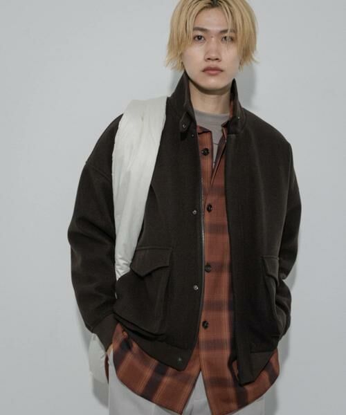 SENSE OF PLACE by URBAN RESEARCH / センスオブプレイス バイ アーバンリサーチ ブルゾン | 『ユニセックス』『UR TECH』カットメルトンブルゾン | 詳細11
