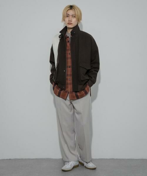 SENSE OF PLACE by URBAN RESEARCH / センスオブプレイス バイ アーバンリサーチ ブルゾン | 『ユニセックス』『UR TECH』カットメルトンブルゾン | 詳細13