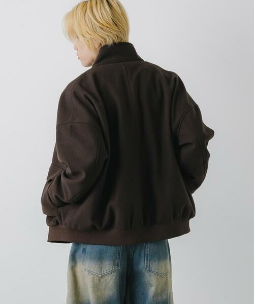 SENSE OF PLACE by URBAN RESEARCH / センスオブプレイス バイ アーバンリサーチ ブルゾン | 『ユニセックス』『UR TECH』カットメルトンブルゾン | 詳細5