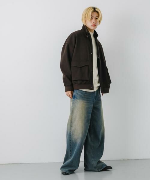 SENSE OF PLACE by URBAN RESEARCH / センスオブプレイス バイ アーバンリサーチ ブルゾン | 『ユニセックス』『UR TECH』カットメルトンブルゾン | 詳細6