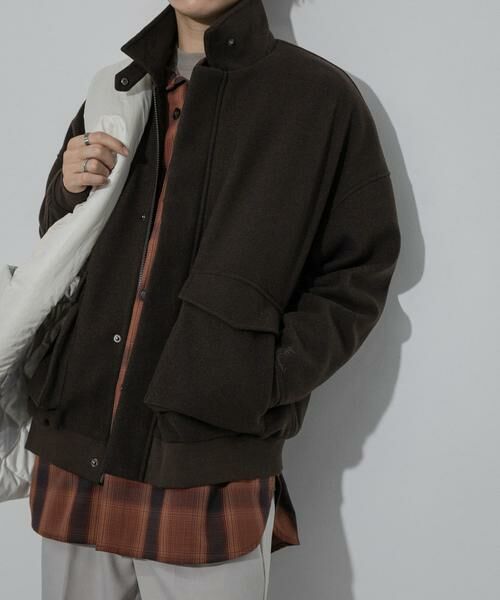 SENSE OF PLACE by URBAN RESEARCH / センスオブプレイス バイ アーバンリサーチ ブルゾン | 『ユニセックス』『UR TECH』カットメルトンブルゾン | 詳細8