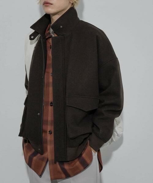 SENSE OF PLACE by URBAN RESEARCH / センスオブプレイス バイ アーバンリサーチ ブルゾン | 『ユニセックス』『UR TECH』カットメルトンブルゾン | 詳細9