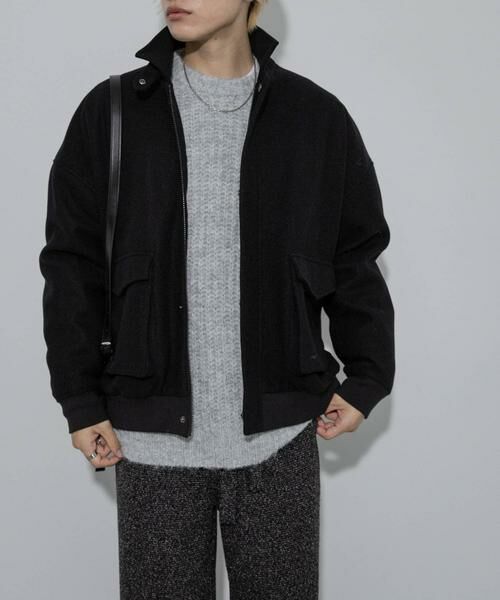 SENSE OF PLACE by URBAN RESEARCH / センスオブプレイス バイ アーバンリサーチ ブルゾン | 『ユニセックス』『UR TECH』カットメルトンブルゾン | 詳細21