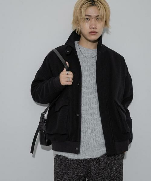 SENSE OF PLACE by URBAN RESEARCH / センスオブプレイス バイ アーバンリサーチ ブルゾン | 『ユニセックス』『UR TECH』カットメルトンブルゾン | 詳細24