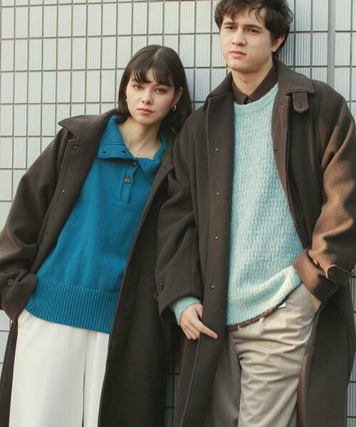 SENSE OF PLACE by URBAN RESEARCH / センスオブプレイス バイ アーバンリサーチ ステンカラーコート | 『ユニセックス』バルマカーンルーズコート | 詳細1