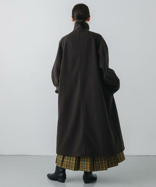 SENSE OF PLACE by URBAN RESEARCH / センスオブプレイス バイ アーバンリサーチ ステンカラーコート | 『ユニセックス』バルマカーンルーズコート | 詳細17