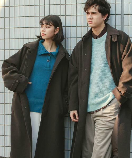 SENSE OF PLACE by URBAN RESEARCH / センスオブプレイス バイ アーバンリサーチ ステンカラーコート | 『ユニセックス』バルマカーンルーズコート | 詳細2