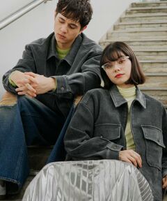 SENSE OF PLACE by URBAN RESEARCH / センスオブプレイス バイ アーバンリサーチ ブルゾン | 『ユニセックス』『セットアップ対応』ヴィンテージツイルZIPブルゾン