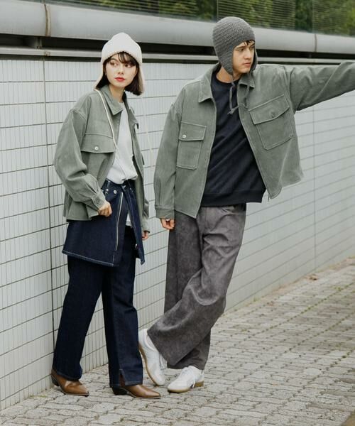 SENSE OF PLACE by URBAN RESEARCH / センスオブプレイス バイ アーバンリサーチ ブルゾン | 『ユニセックス』『セットアップ対応』ヴィンテージツイルZIPブルゾン | 詳細2