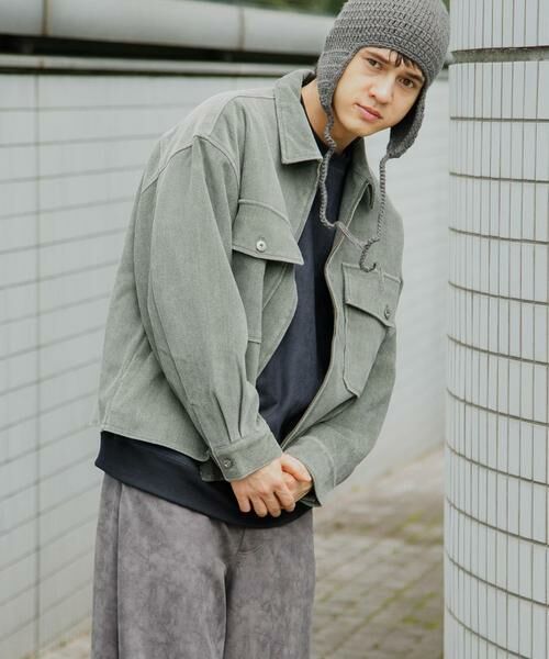 SENSE OF PLACE by URBAN RESEARCH / センスオブプレイス バイ アーバンリサーチ ブルゾン | 『ユニセックス』『セットアップ対応』ヴィンテージツイルZIPブルゾン | 詳細3