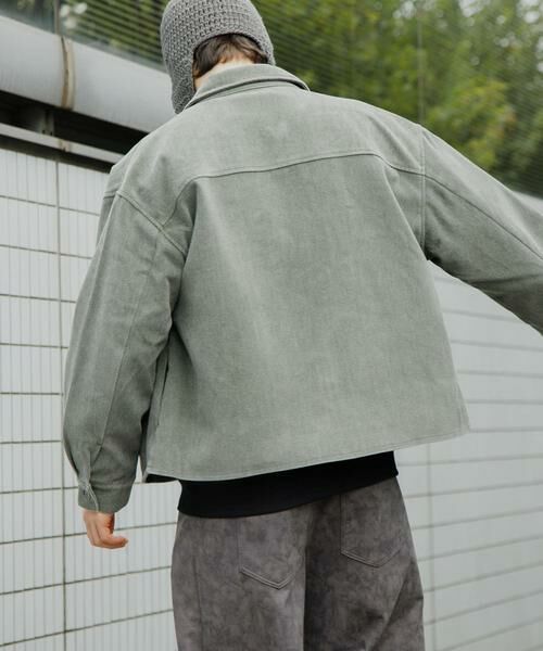 SENSE OF PLACE by URBAN RESEARCH / センスオブプレイス バイ アーバンリサーチ ブルゾン | 『ユニセックス』『セットアップ対応』ヴィンテージツイルZIPブルゾン | 詳細5