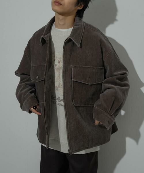SENSE OF PLACE by URBAN RESEARCH / センスオブプレイス バイ アーバンリサーチ ブルゾン | 『ユニセックス』『セットアップ対応』ヴィンテージツイルZIPブルゾン | 詳細16