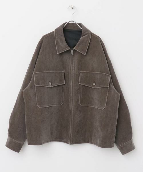 SENSE OF PLACE by URBAN RESEARCH / センスオブプレイス バイ アーバンリサーチ ブルゾン | 『ユニセックス』『セットアップ対応』ヴィンテージツイルZIPブルゾン | 詳細22