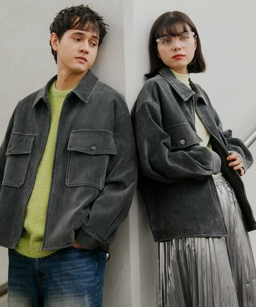 SENSE OF PLACE by URBAN RESEARCH / センスオブプレイス バイ アーバンリサーチ ブルゾン | 『ユニセックス』『セットアップ対応』ヴィンテージツイルZIPブルゾン | 詳細30