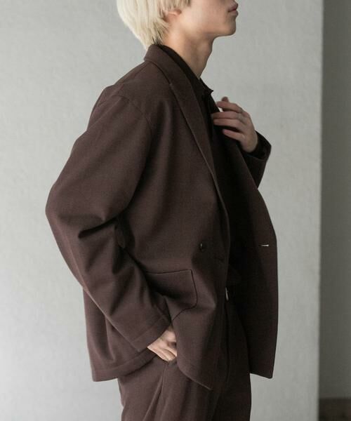 SENSE OF PLACE by URBAN RESEARCH / センスオブプレイス バイ アーバンリサーチ その他アウター | 『UR TECH』ヘリンボーンダブルテーラードジャケット | 詳細2