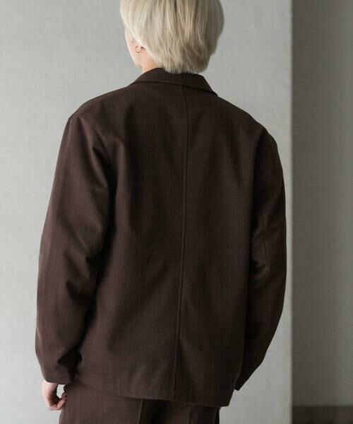 SENSE OF PLACE by URBAN RESEARCH / センスオブプレイス バイ アーバンリサーチ その他アウター | 『UR TECH』ヘリンボーンダブルテーラードジャケット | 詳細3