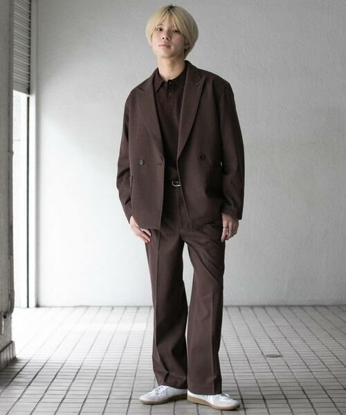 SENSE OF PLACE by URBAN RESEARCH / センスオブプレイス バイ アーバンリサーチ その他アウター | 『UR TECH』ヘリンボーンダブルテーラードジャケット | 詳細5