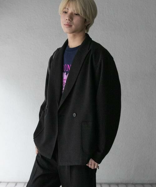 SENSE OF PLACE by URBAN RESEARCH / センスオブプレイス バイ アーバンリサーチ その他アウター | 『UR TECH』ヘリンボーンダブルテーラードジャケット | 詳細14