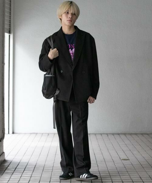 SENSE OF PLACE by URBAN RESEARCH / センスオブプレイス バイ アーバンリサーチ その他アウター | 『UR TECH』ヘリンボーンダブルテーラードジャケット | 詳細15