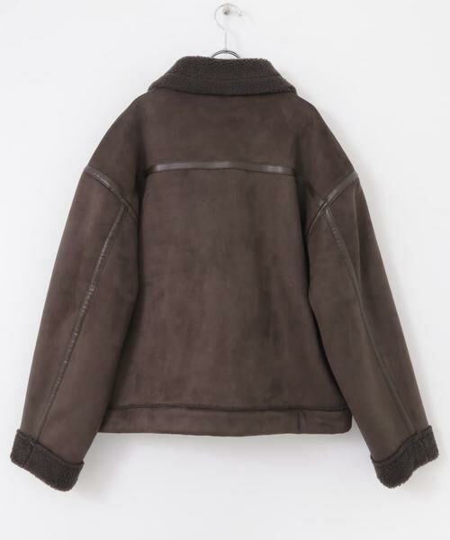 SENSE OF PLACE by URBAN RESEARCH / センスオブプレイス バイ アーバンリサーチ ブルゾン | フェイクムートンボアジップブルゾン | 詳細10