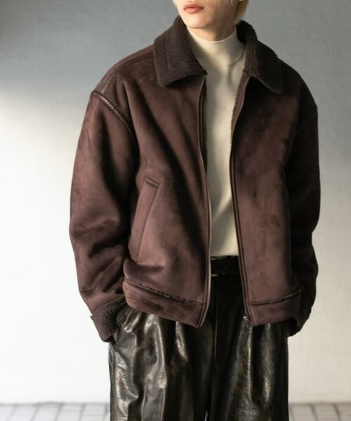 SENSE OF PLACE by URBAN RESEARCH / センスオブプレイス バイ アーバンリサーチ ブルゾン | フェイクムートンボアジップブルゾン | 詳細2