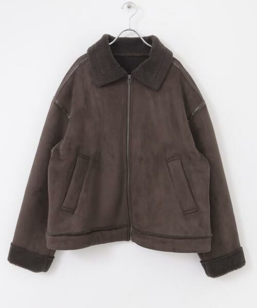 SENSE OF PLACE by URBAN RESEARCH / センスオブプレイス バイ アーバンリサーチ ブルゾン | フェイクムートンボアジップブルゾン | 詳細8