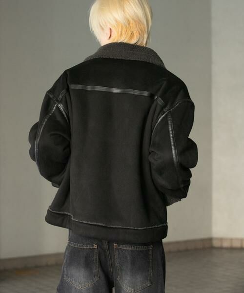 SENSE OF PLACE by URBAN RESEARCH / センスオブプレイス バイ アーバンリサーチ ブルゾン | フェイクムートンボアジップブルゾン | 詳細17