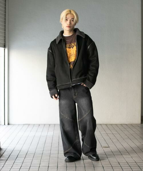 SENSE OF PLACE by URBAN RESEARCH / センスオブプレイス バイ アーバンリサーチ ブルゾン | フェイクムートンボアジップブルゾン | 詳細18