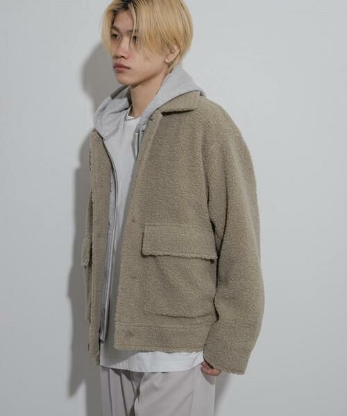 SENSE OF PLACE by URBAN RESEARCH / センスオブプレイス バイ アーバンリサーチ ブルゾン | プードルボアブルゾン | 詳細4