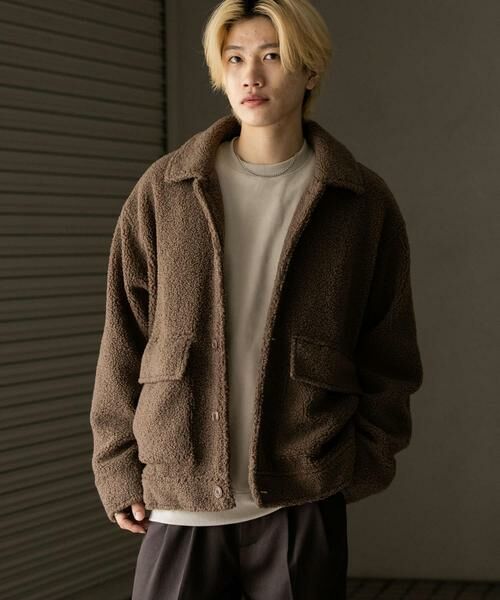 SENSE OF PLACE by URBAN RESEARCH / センスオブプレイス バイ アーバンリサーチ ブルゾン | プードルボアブルゾン | 詳細11