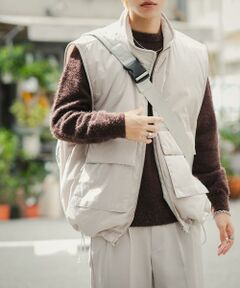 SENSE OF PLACE by URBAN RESEARCH / センスオブプレイス バイ アーバンリサーチ ダウンジャケット・ベスト | ダブルポケットトラックベスト