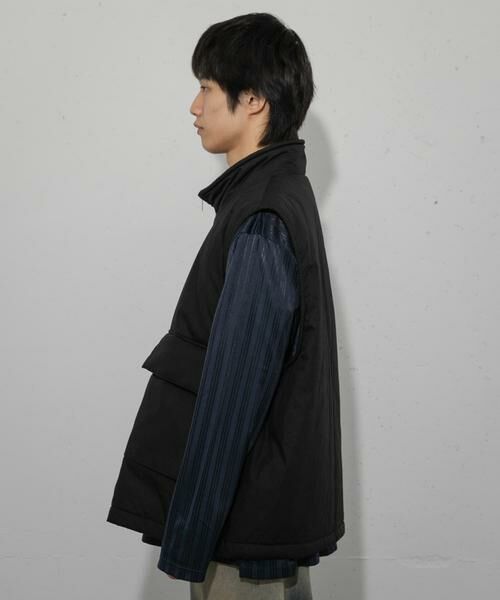 SENSE OF PLACE by URBAN RESEARCH / センスオブプレイス バイ アーバンリサーチ ダウンジャケット・ベスト | ダブルポケットトラックベスト | 詳細6