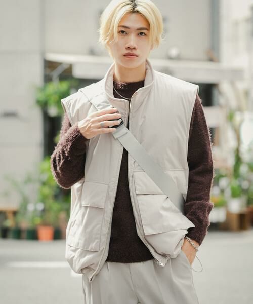 SENSE OF PLACE by URBAN RESEARCH / センスオブプレイス バイ アーバンリサーチ ダウンジャケット・ベスト | ダブルポケットトラックベスト | 詳細12