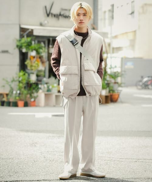 SENSE OF PLACE by URBAN RESEARCH / センスオブプレイス バイ アーバンリサーチ ダウンジャケット・ベスト | ダブルポケットトラックベスト | 詳細14