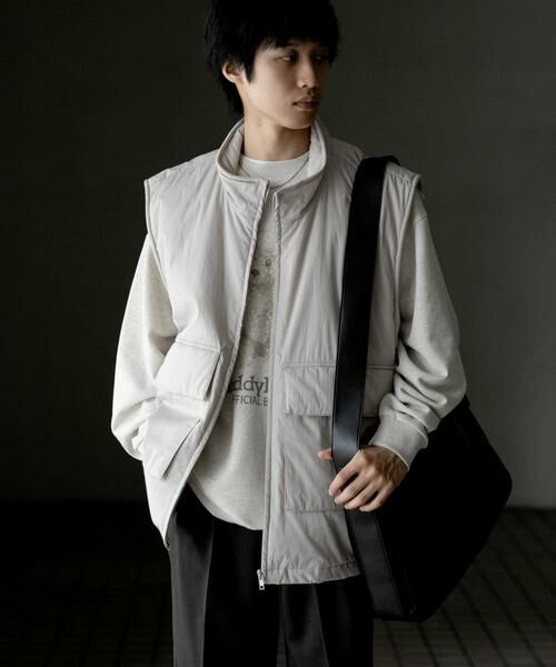 SENSE OF PLACE by URBAN RESEARCH / センスオブプレイス バイ アーバンリサーチ ダウンジャケット・ベスト | ダブルポケットトラックベスト | 詳細17