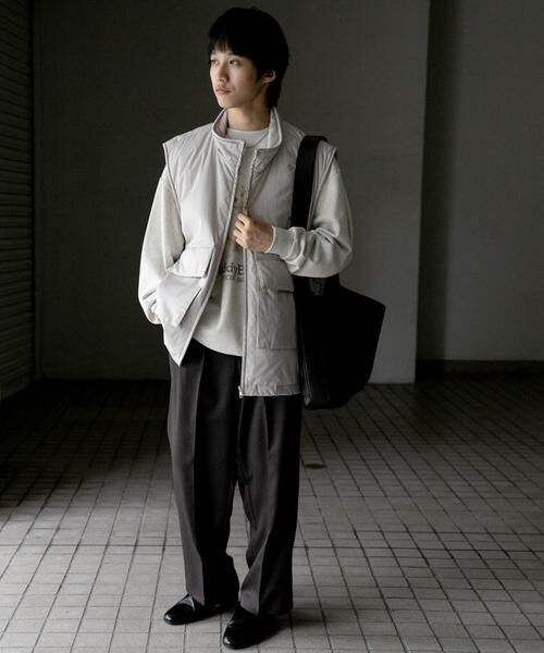 SENSE OF PLACE by URBAN RESEARCH / センスオブプレイス バイ アーバンリサーチ ダウンジャケット・ベスト | ダブルポケットトラックベスト | 詳細19