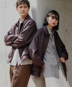 SENSE OF PLACE by URBAN RESEARCH / センスオブプレイス バイ アーバンリサーチ ブルゾン | 『ユニセックス』ツイルスエードタッチZIPブルゾン