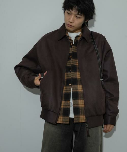 SENSE OF PLACE by URBAN RESEARCH / センスオブプレイス バイ アーバンリサーチ ブルゾン | 『ユニセックス』ツイルスエードタッチZIPブルゾン | 詳細12