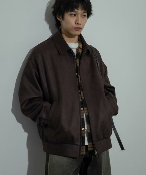 SENSE OF PLACE by URBAN RESEARCH / センスオブプレイス バイ アーバンリサーチ ブルゾン | 『ユニセックス』ツイルスエードタッチZIPブルゾン | 詳細13