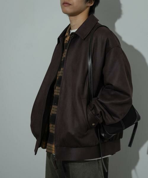 SENSE OF PLACE by URBAN RESEARCH / センスオブプレイス バイ アーバンリサーチ ブルゾン | 『ユニセックス』ツイルスエードタッチZIPブルゾン | 詳細14