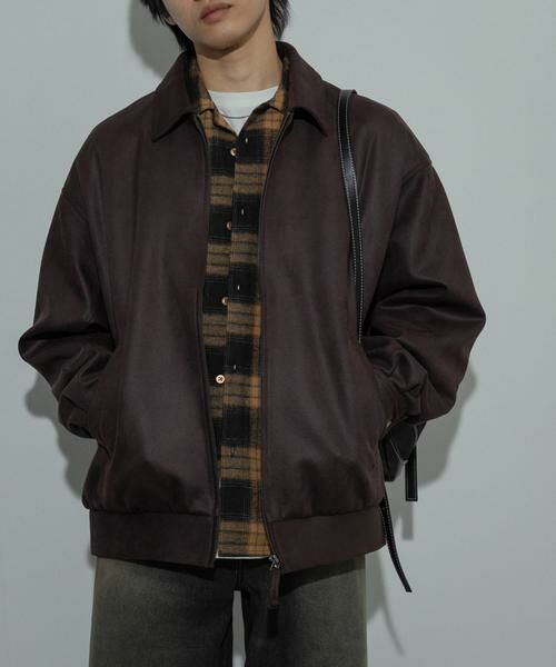 SENSE OF PLACE by URBAN RESEARCH / センスオブプレイス バイ アーバンリサーチ ブルゾン | 『ユニセックス』ツイルスエードタッチZIPブルゾン | 詳細15
