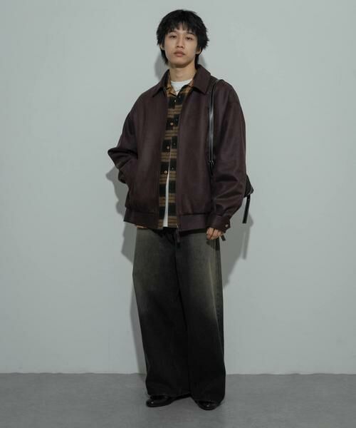 SENSE OF PLACE by URBAN RESEARCH / センスオブプレイス バイ アーバンリサーチ ブルゾン | 『ユニセックス』ツイルスエードタッチZIPブルゾン | 詳細16