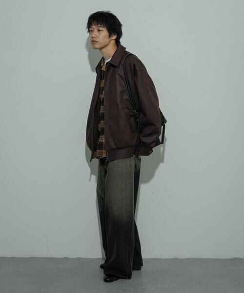 SENSE OF PLACE by URBAN RESEARCH / センスオブプレイス バイ アーバンリサーチ ブルゾン | 『ユニセックス』ツイルスエードタッチZIPブルゾン | 詳細17