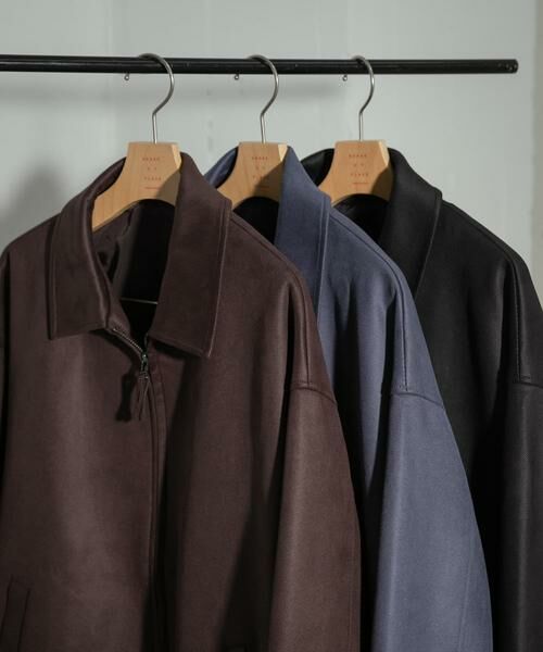 SENSE OF PLACE by URBAN RESEARCH / センスオブプレイス バイ アーバンリサーチ ブルゾン | 『ユニセックス』ツイルスエードタッチZIPブルゾン | 詳細18