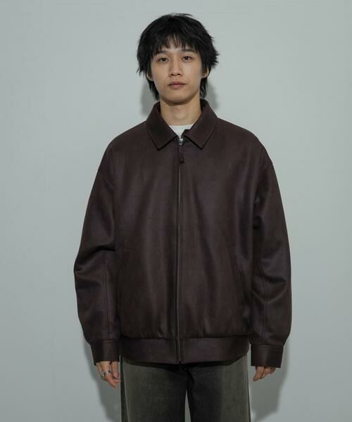 SENSE OF PLACE by URBAN RESEARCH / センスオブプレイス バイ アーバンリサーチ ブルゾン | 『ユニセックス』ツイルスエードタッチZIPブルゾン | 詳細20