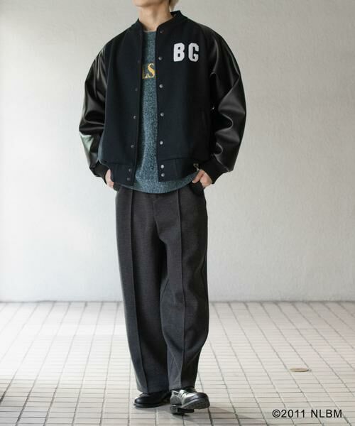 SENSE OF PLACE by URBAN RESEARCH / センスオブプレイス バイ アーバンリサーチ ブルゾン | Negro Leagues　スタジャン | 詳細4