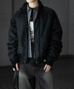 SENSE OF PLACE by URBAN RESEARCH / センスオブプレイス バイ アーバンリサーチ ナイロンジャケット | 『ユニセックス』ナイロンギャザースタンドブルゾン